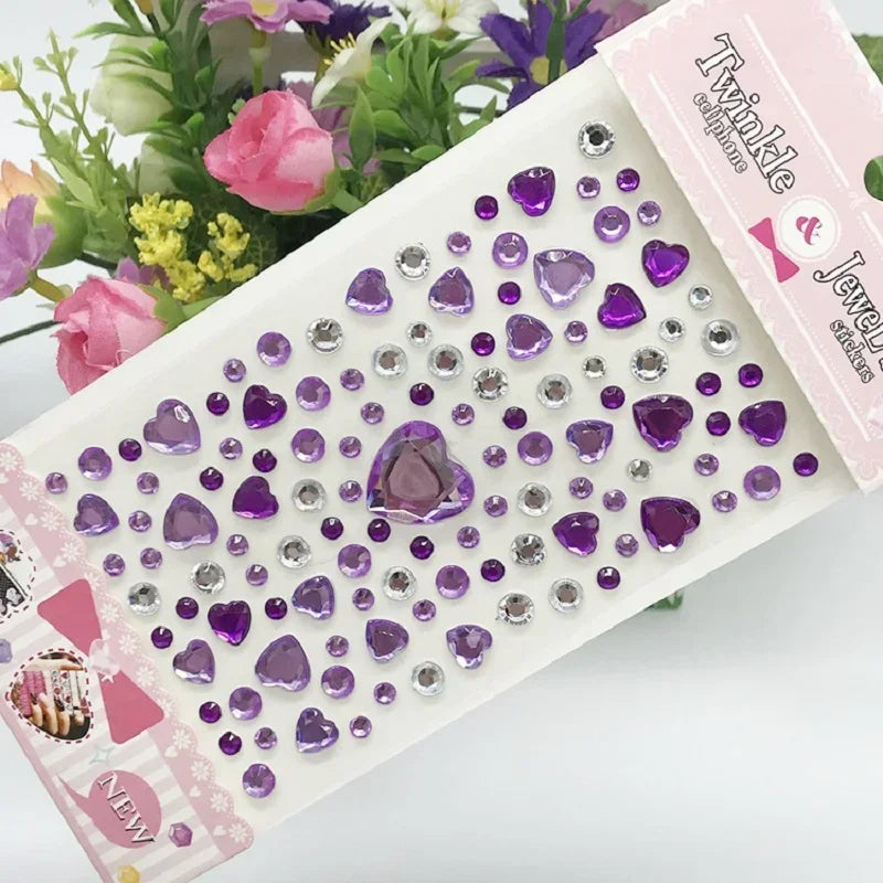 Glitzer Gesicht Aufkleber für Kinder Strasssteine für Augen Gesicht Diamanten Helle Aufkleber Festival Makeup Juwelen Aufkleber ZS006