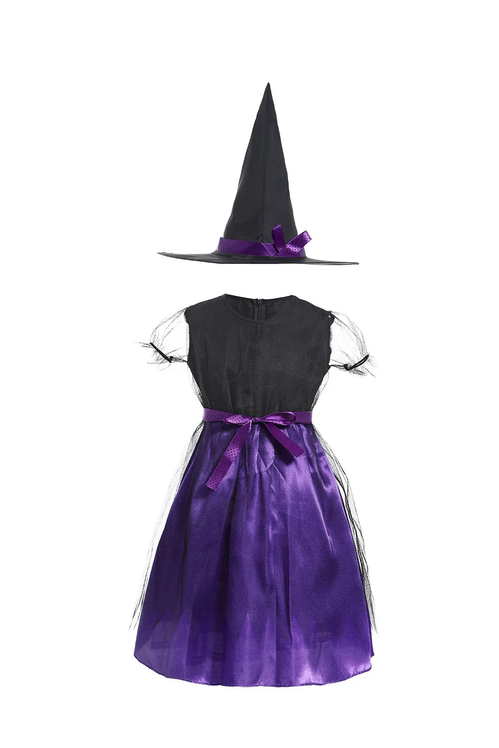 2-15Y Girls Halloween Witch Costume Children Cosplay Vampire Bat Dresses Carnival Party Clothes Children's Halloween Gifts - Sun Studio