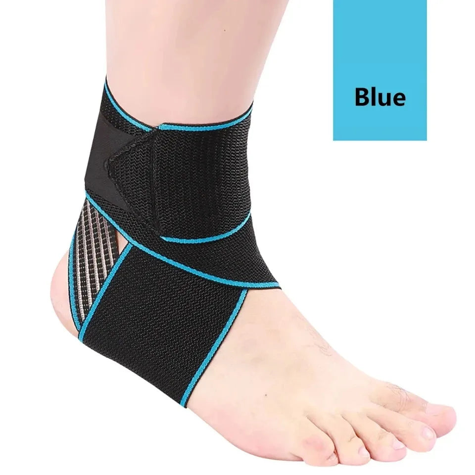 1PCS Professional Elastic Ankle Support Brace Sports Strain Wraps Bandages Weave Ankle Protector for Fitness Running Basketball - Sun Studio
