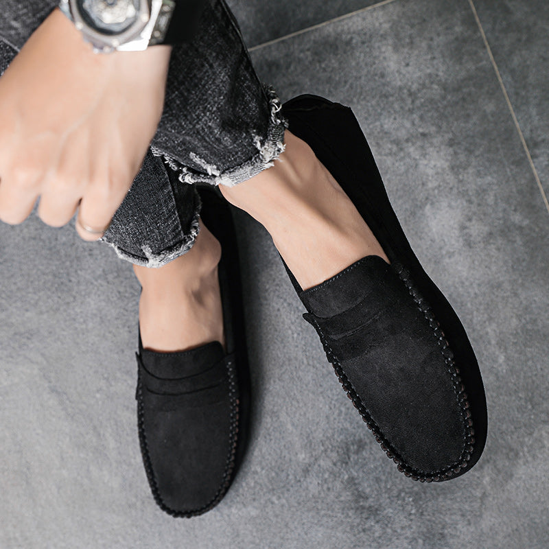 Trend Suede Men Casual Shoes Breathable Comfort Slip-on Mens Driving Shoes Fashion Men Lazy Shoes Luxury Brand Loafers Moccasins - Sun Studio