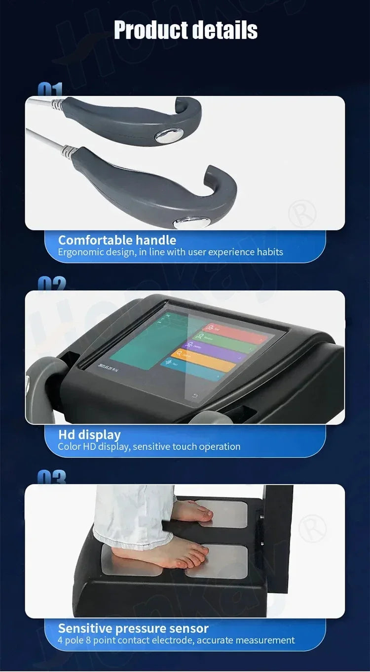 Salon SPA Body Composition Analysis Equipment Bioelectrical Impedance Analyzer With Printer BMI Measurement Machine - Sun Studio