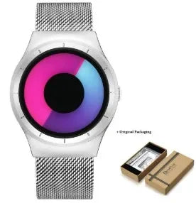 Relogios Masculino Creative Quartz Watches Men Fashion Brand Fashion Stainless steel Unisex Watch Clock Male female Designer - Sun Studio