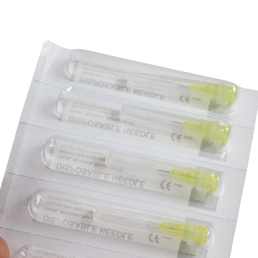 100pcs/box 30G 4mm 13mm Disposable Needle Small Painless Tattoo Needle Injection Needle surgical tool - Sun Studio
