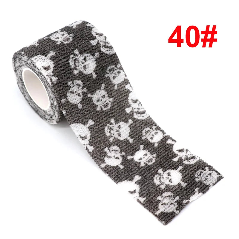Animal Pattern Printed Self Adhesive Elastic Bandage 4.5m Sports Wrap Tape for Finger Joint Knee First Aid Kit Pet Tape - Sun Studio
