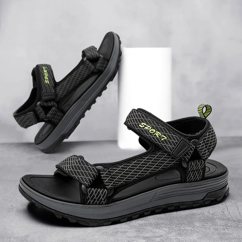 Summer Men Sandals Fashion Leisure Beach Holiday Sandals for Mens Lightweight Shoes New Outdoor Comfortable Casual Sandals - Sun Studio