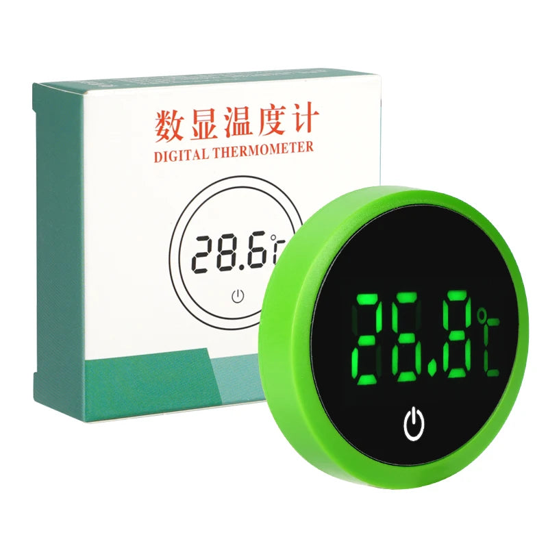 8 Styles Cordless Aquarium Thermometer Lcd Digital External Thermometer Glass Thermometer Fish Tank Mini Suction Cup Thermometer - Sun Studio