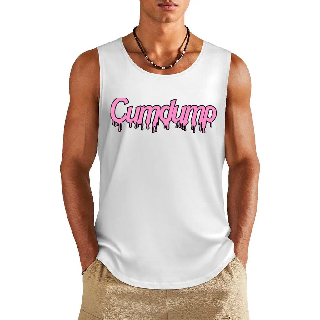 Cumdump Tank Top gym accessories man gym t-shirts - Sun Studio