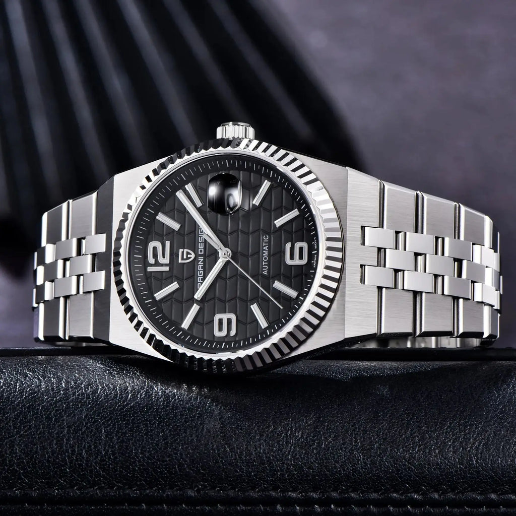 2026 New PAGANI DESIGN 3D Rhombus Dial Luxury Automatic Watch For Men Fashion Business Mechanical Wrist watches Sapphire crystal - Sun Studio