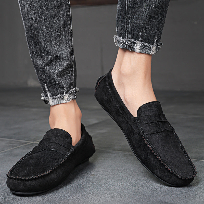 Trend Suede Men Casual Shoes Breathable Comfort Slip-on Mens Driving Shoes Fashion Men Lazy Shoes Luxury Brand Loafers Moccasins - Sun Studio