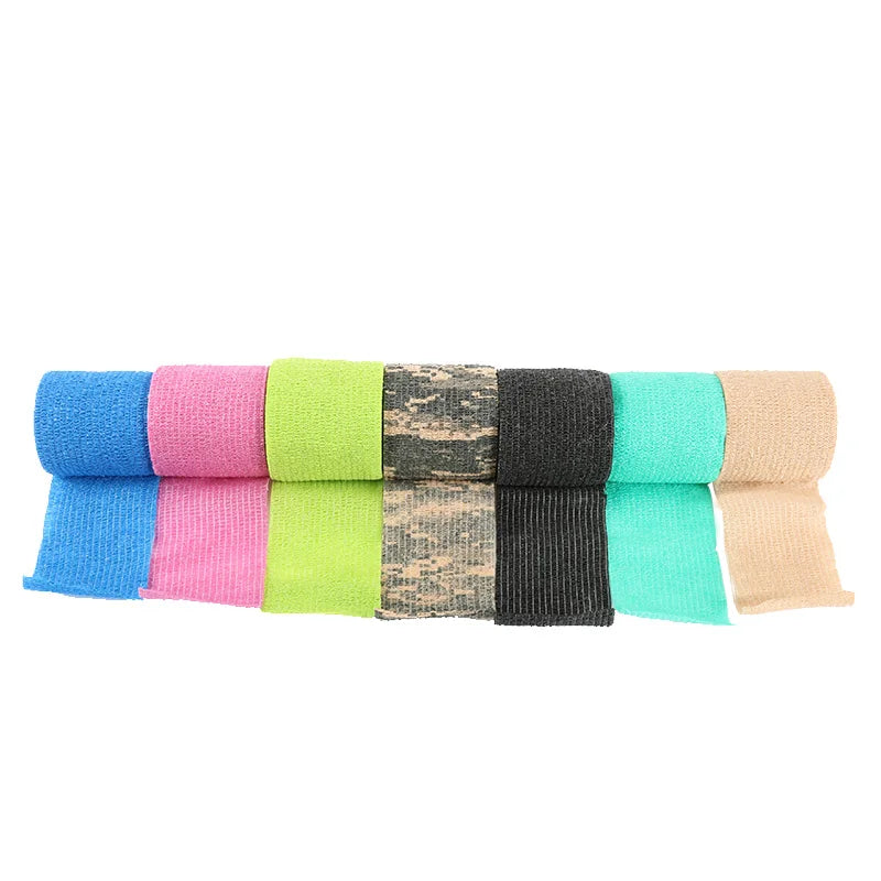 10pcs/Lot Tattoo Grip Bandage Cover Wraps Tapes Nonwoven Waterproof Self Adhesive Finger Protection Permanent Makeup Accessories - Sun Studio