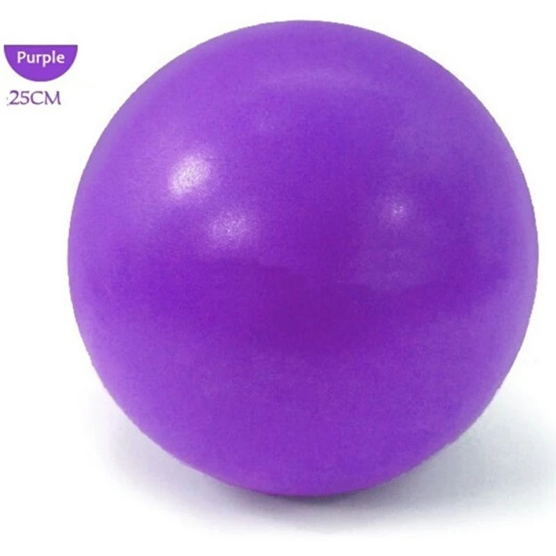 25cm Inflatable Yoga Ball Multi-purpose Sports Fitness Pilates Ball Practical Balance Gym Pump Yoga Training Balloon - Sun Studio