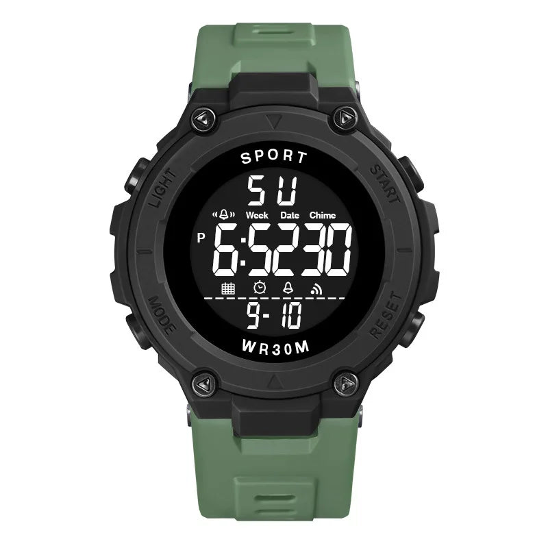 Herren Sport Uhren Luxus Digitale Uhr Stoppuhr Leuchtende Datum Woche Multifunktion Fitness Elektronische Armbanduhr Reloj Hombre