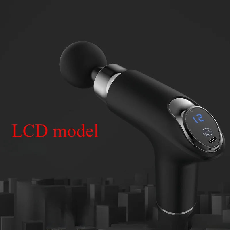 Fitness Relaxation Muscle Electric Intelligent Mini Massager Multi speed Variable speed Vibration Multi functional Fascia Gun - Sun Studio