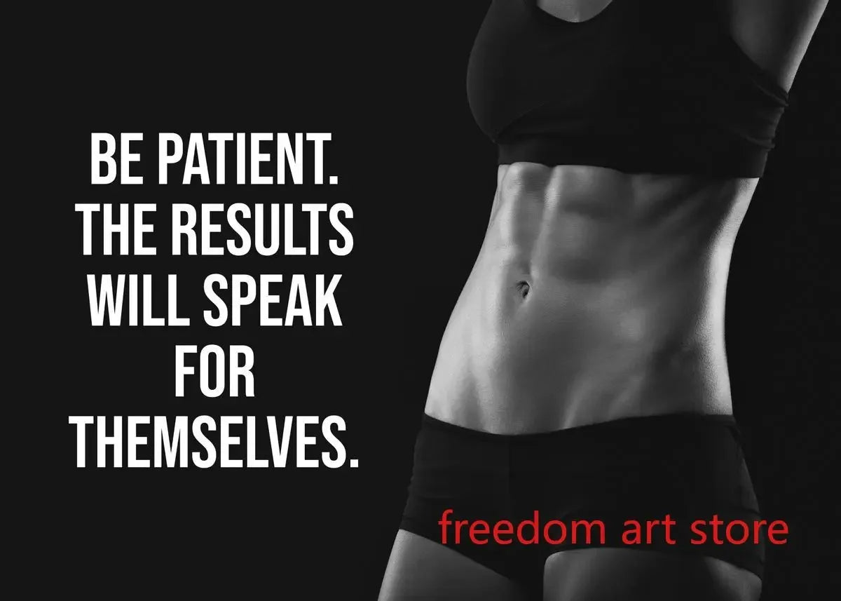 Gym Motivation Muskelmann Bodybuilding Fitness Stärke Langhantel Kunstposter Leinwanddruck Wandbild für Home Gym Dekor