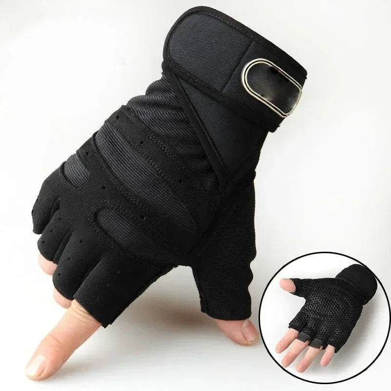 Gym Gloves for Men Women Fitness Weight Lifting Wristband Gloves Body Building Training Sports Exercise Cycling Glove Shockproof - Sun Studio