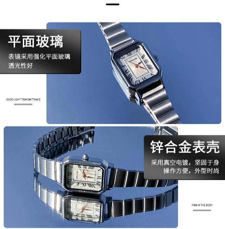 Brand Luxury Women Quartz Watch Casual Fashion Adjustable Stainless Steel Strap Wristwatch Ladies Gifts Watches Reloj De Mujer - Sun Studio