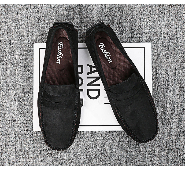 Trend Suede Men Casual Shoes Breathable Comfort Slip-on Mens Driving Shoes Fashion Men Lazy Shoes Luxury Brand Loafers Moccasins - Sun Studio