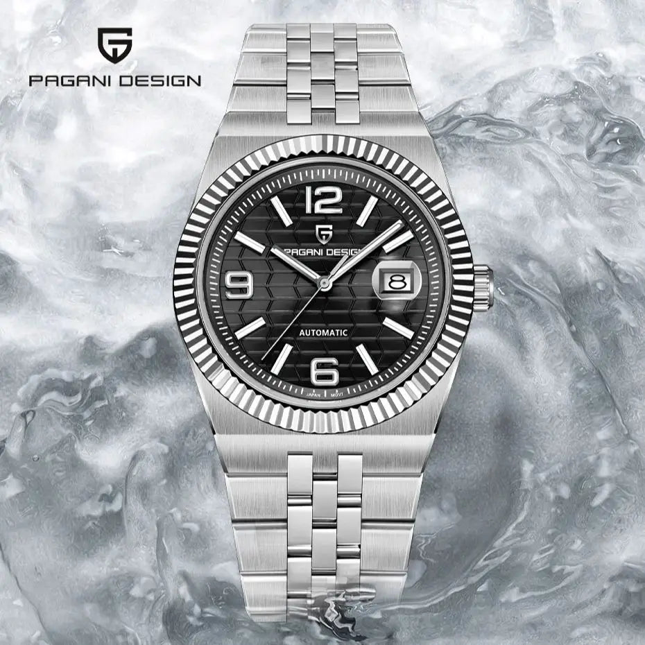 2026 New PAGANI DESIGN 3D Rhombus Dial Luxury Automatic Watch For Men Fashion Business Mechanical Wrist watches Sapphire crystal - Sun Studio