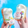 Summer Sandals For Girls Kids Baby Boys Girls Cartoon Baby Sandals Flat Heel Solid Soft Cartoon Slippers Children's Garden Shoes - Sun Studio