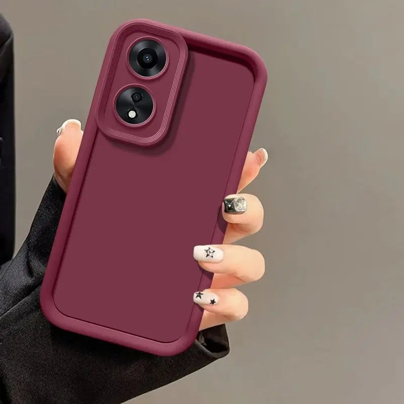 For OPPO A38 4G Case OPPO A17 OPPO A17K Phone Case Full Package Matte Anti Drop Soft Protective Cover - Sun Studio