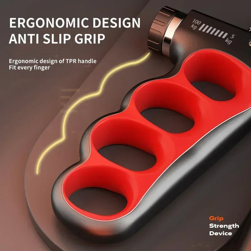5-100kg Hand Gripper Gym Wrist Expander Hand Strengthener Adjustable Muscle Recovery Fitness Hand Muscle Strength Exercise - Sun Studio
