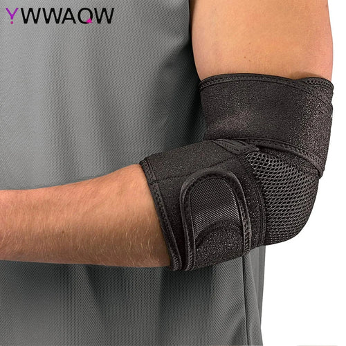 1 PC Sports Medicine Adjustable Elbow Support for Tennis & Golfer's Elbow, Support and Relive Strain for Men & Women,One Size - Sun Studio