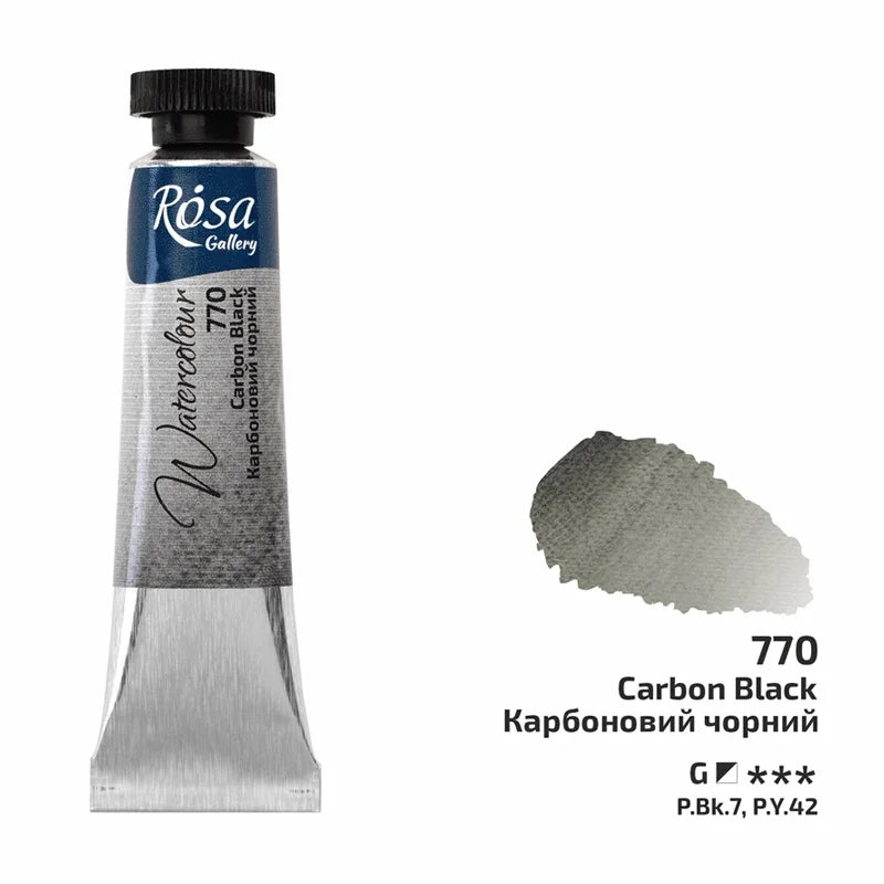 ROSA New 10 Color Precipitated Watercolor Pigments 10ml Tube Master Watercolor Paint Student Artist Painting Supplies - Sun Studio