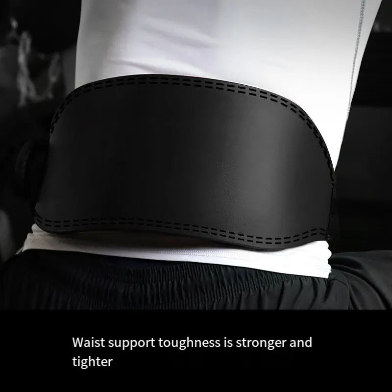 Squat Belt Professional Leather Fitness Belt Weightlifting Deadlift Fitness Waist Belt - Sun Studio