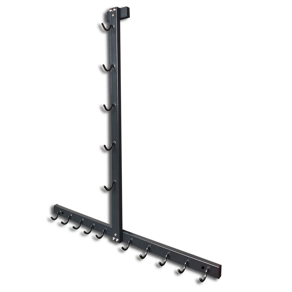 Gym Fitness LAT Pull Down Bar,Storage Rack,Heavy Duty,A-Frame Stand,Support Base for LAT Pulldown Attachments,LAT Bar - Sun Studio