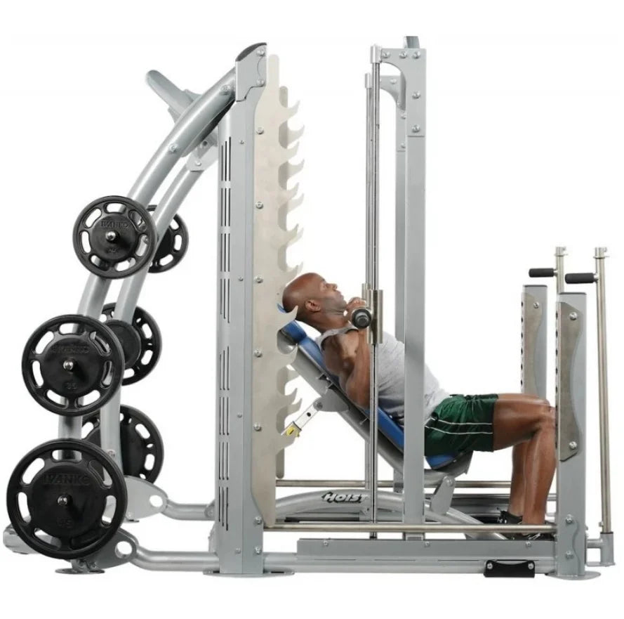 Commercial Gym Equipment Multi Functional Plate Loaded Squat Power Rack Dual Action Smith Machine - Sun Studio