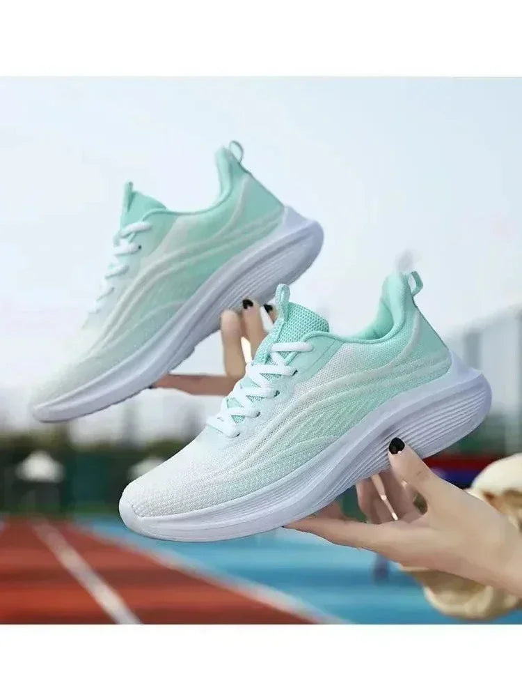 Lässige Lauf Sommer Mode Anti-Rutsch Wandern Mesh Atmungsaktivität Sport Schuh Tennis Frau Trend 2025 Damen Sneakers Paar