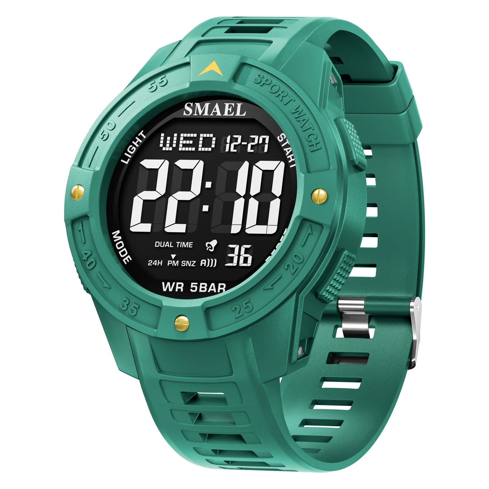 SMAEL New Men's Luxury Sports Watch Waterproof Man Watches Multifuction Man LED Digital Military Watch Alarm Clock Wristwatch - Sun Studio