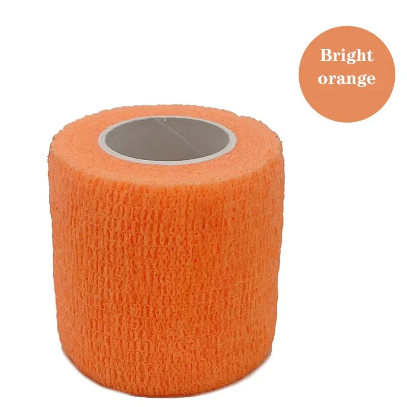 1/6pcs 5cmx4.8m Einweg-Tattoo-Verband Sportband Selbstklebender elastischer Verband Farbenband Tattoo-Zubehör