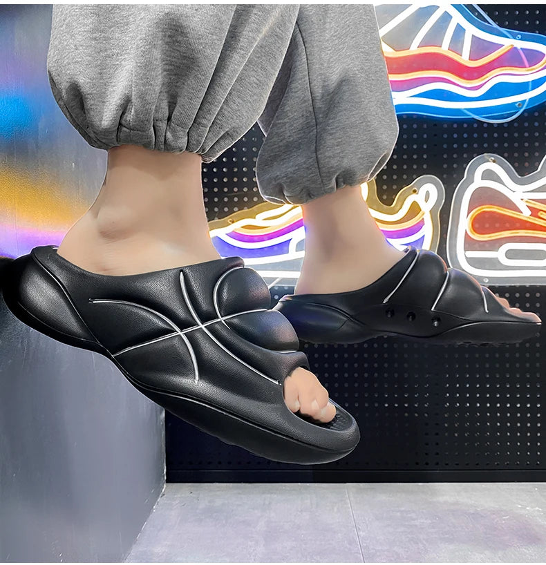 Slippers for men in summer trendy for outdoor sports dual purpose anti slip and odor resistant sandals basketball Slippers - Sun Studio