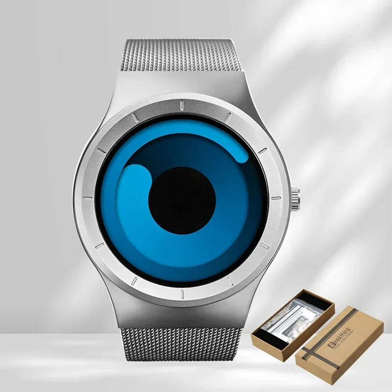 NEUE Kreative Quarz Uhren Männer Top Mode Marke Freizeit Edelstahl Mesh Band Unisex Uhr Uhr Männlich weiblich Gentleman Geschenk