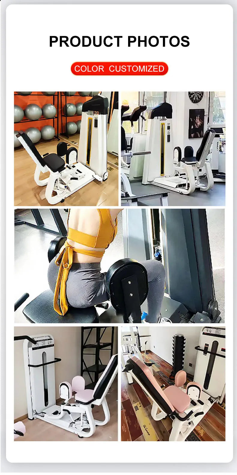 Gym Fitness Sports Machine Steel Hip Abductor & Double Functional Adductor For Leg Workout - Sun Studio