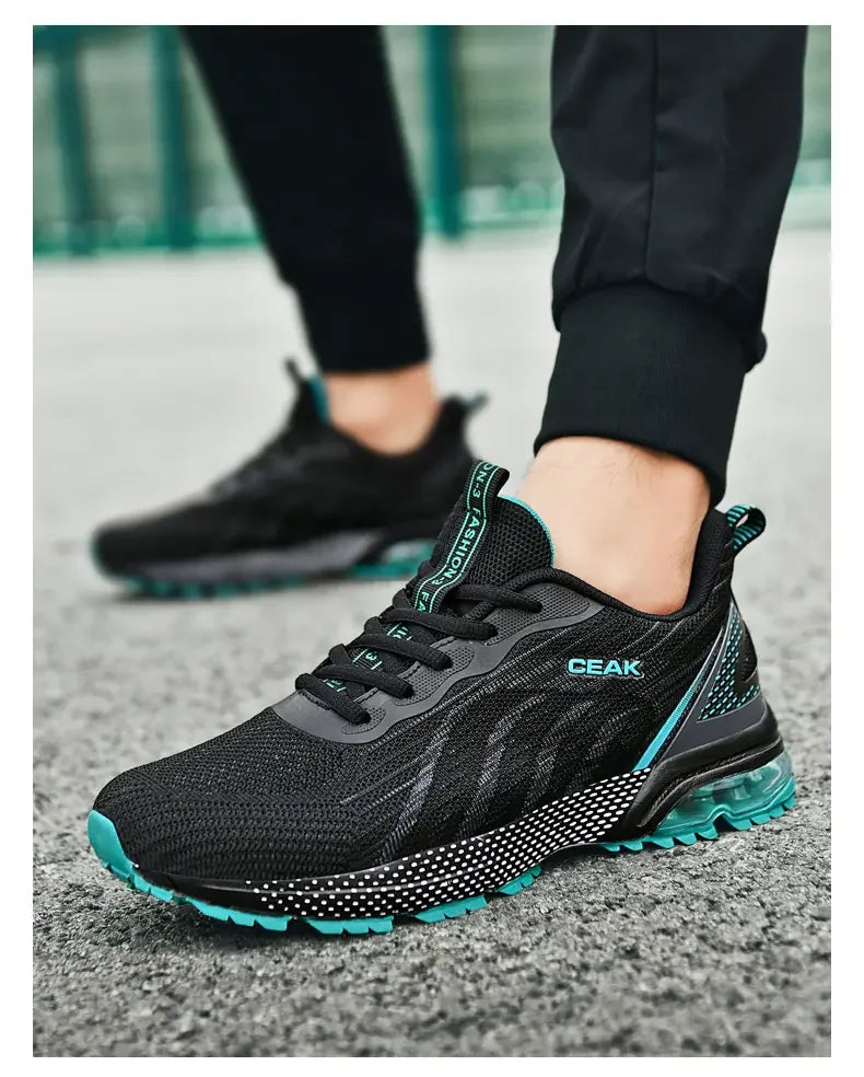 2025 Men's Casual Trainers Shoes Fashionable Sports Comfortable and Breathable Running Shoes Large Size 48 High Top Board Shoes - Sun Studio