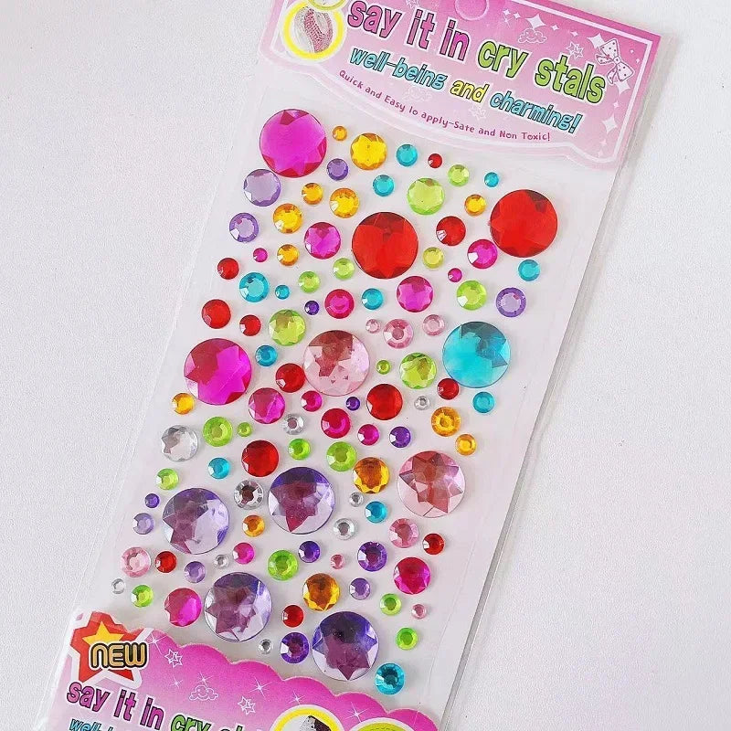 Glitzer Gesicht Aufkleber für Kinder Strasssteine für Augen Gesicht Diamanten Helle Aufkleber Festival Makeup Juwelen Aufkleber ZS006
