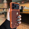 Luxurious and high-quality semi-transparent Leica metal lens frame protective case suitable for iPhone 17 Promax 16 15 14 13 Pro - Sun Studio