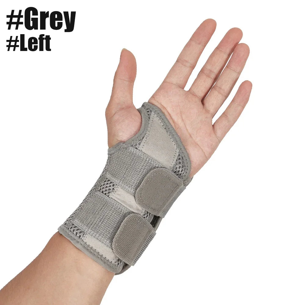 Fitness Thumb Wrist Brace Wraps Carpal Tunnel Arthritis Tendonitis Sprain Wrist Support Bandage Gym Home Sports Hand Protector - Sun Studio