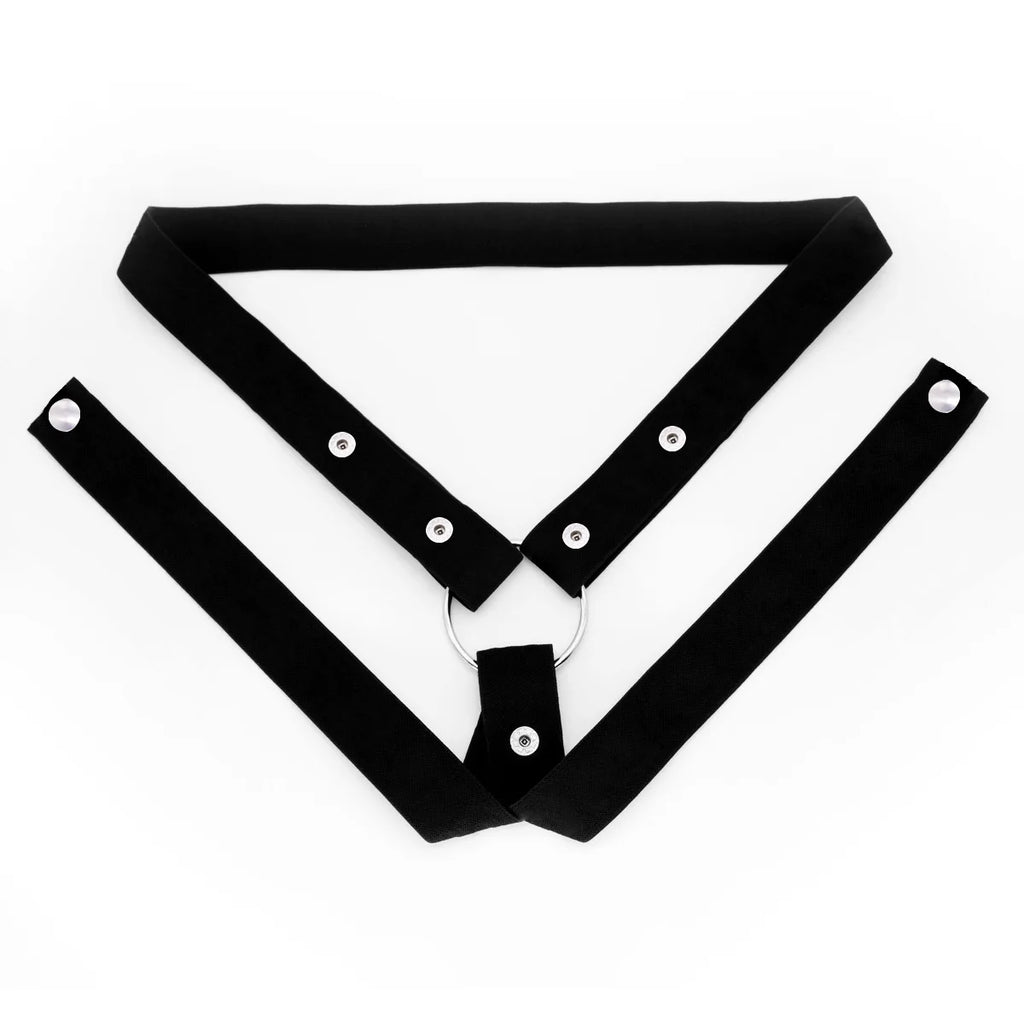 Wide Comfort Men's Chastity Lock Auxiliary Strap with Double-Directional Fixing Strap, Three-Directional Restraint CB Lock and E - Sun Studio