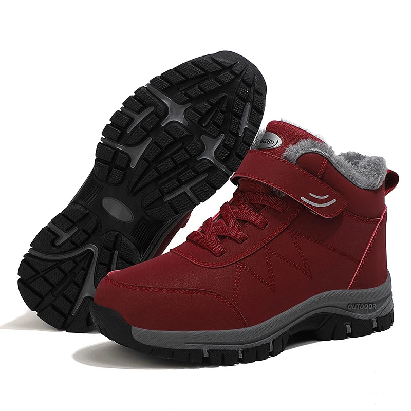 New Snow Boots Men Lace Up Mens Shoes Breathable Winter Boots For Men Casual Men Shoe Waterproof Ankle Boots Footwear Work Shoes - Sun Studio