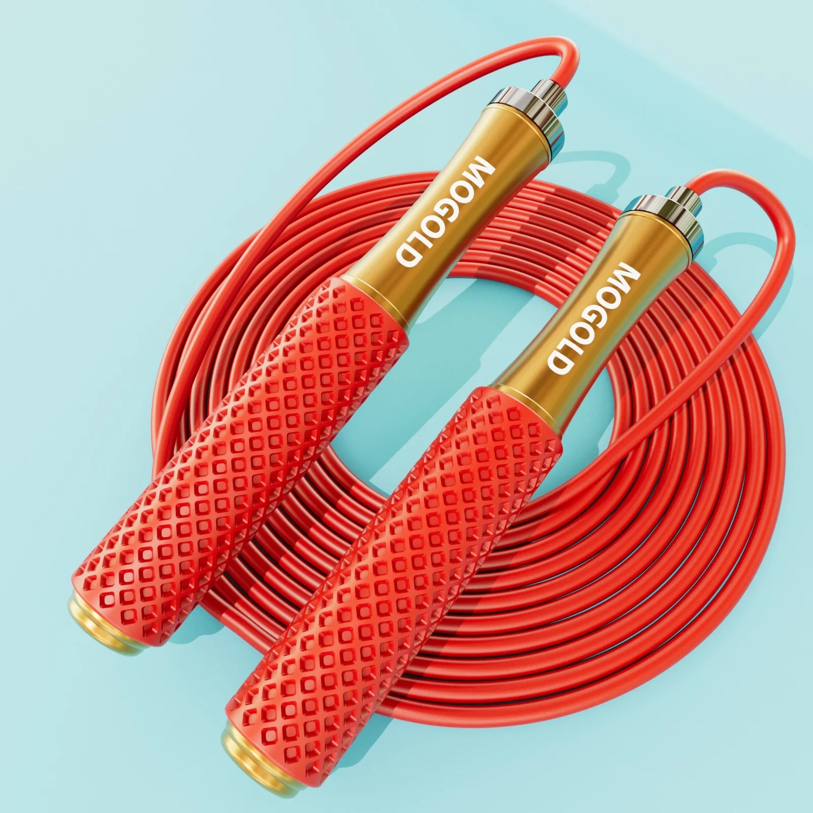 Children Bearing Jump Rope, Aluminum Alloy Handle, Smooth Rotation, Adjustable, Suitable for Speed, Aerobic Exercise, Fitness - Sun Studio