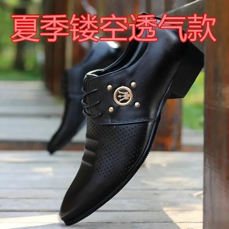 Summer Leather Shoes for Men Male Leather Fashion Business Luxury Colorful Party Dress Shoes Loafers 남성구두 Sapatos Masculinos - Sun Studio