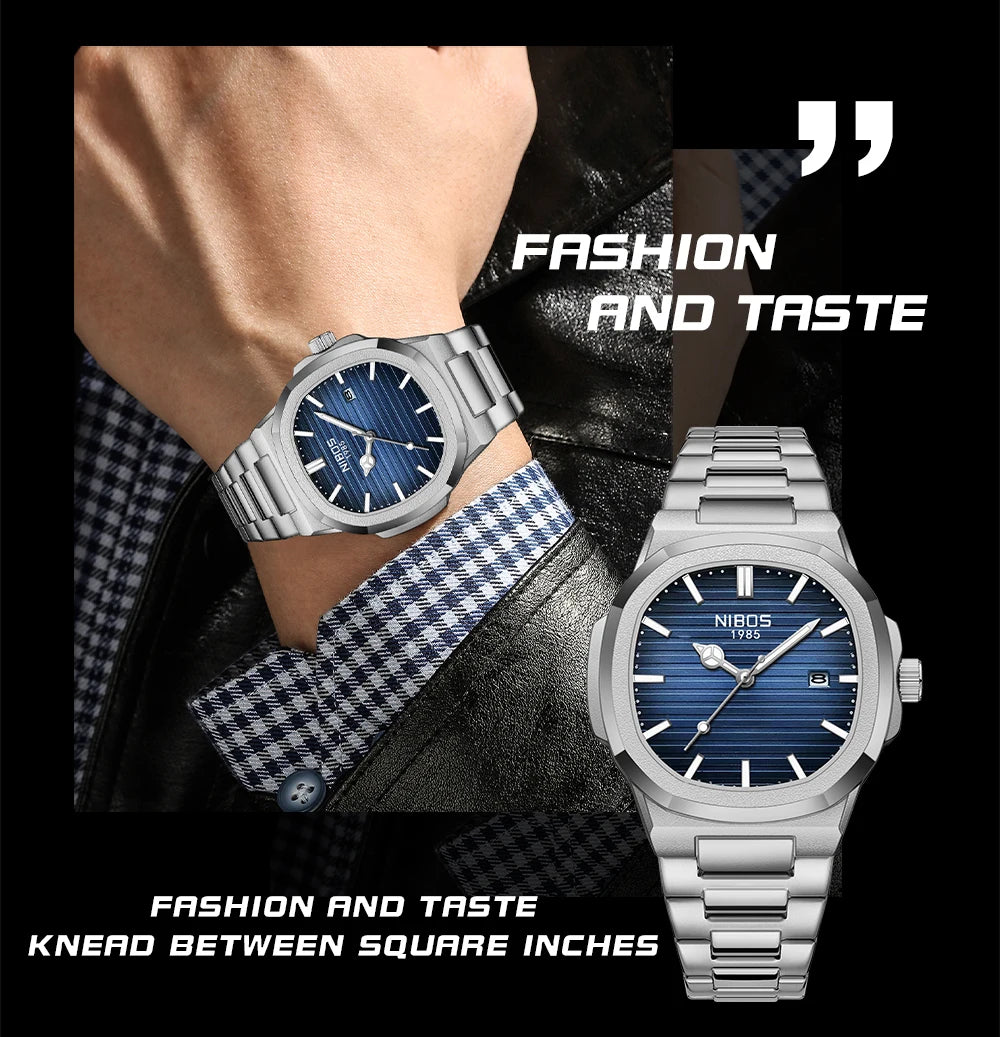 NIBOSI Fashion Men's Watches Top Brand Luxury Style Date Business Men Watch Luminous Waterproof Analog Quartz Wristwatch Reloj - Sun Studio
