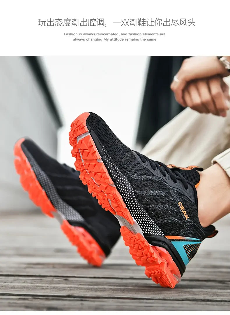 2025 Men's Casual Trainers Shoes Fashionable Sports Comfortable and Breathable Running Shoes Large Size 48 High Top Board Shoes - Sun Studio