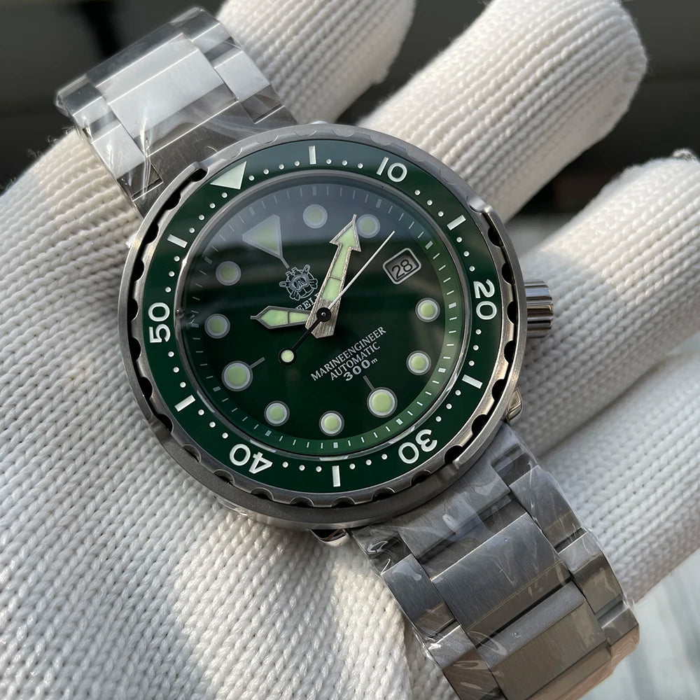 STEELDIVE SD1975 Luxus Automatikuhren Herren Taucheruhr 30Bar Wasserdicht Leuchtende Uhr Saphirglas Mechanische Armbanduhr