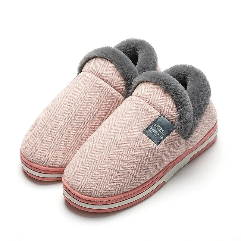 Große Größe 48 49 Männer warme Hausschuhe, Winter Freizeit Schuhe, weiche Slides, Paare, Fußboden-Hausschuhe, Innen-Schlafzimmer, rutschfeste flache Schuhe