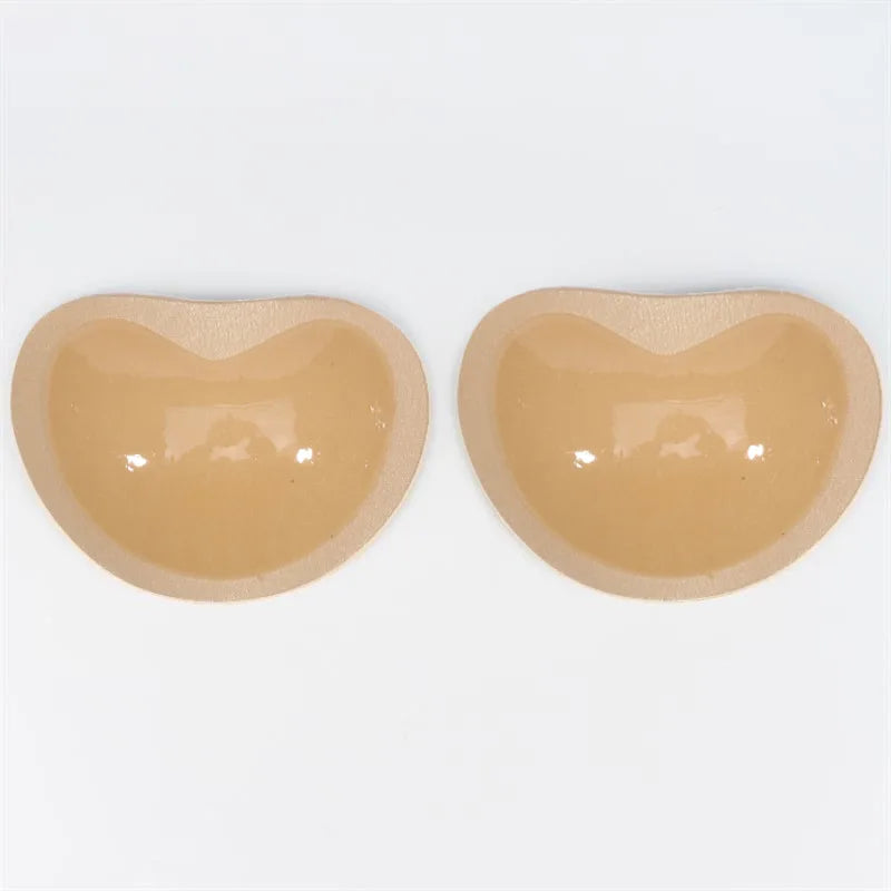 2pcs Silicone Bra Inserts Breast Pads Sticky Push-up Women Bra Cup Thicker Nipple Cover Patch Bikini Inserts for Swimsuit Gifts - Sun Studio