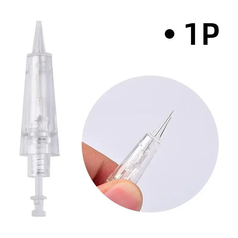 10PCS Derma Pen Bayonet Cartridge Replacement Needles Tattoo Eyebrow Lip Needles For MYM M7 N2 A1 A6 Nano Permanent Makeup Tools - Sun Studio
